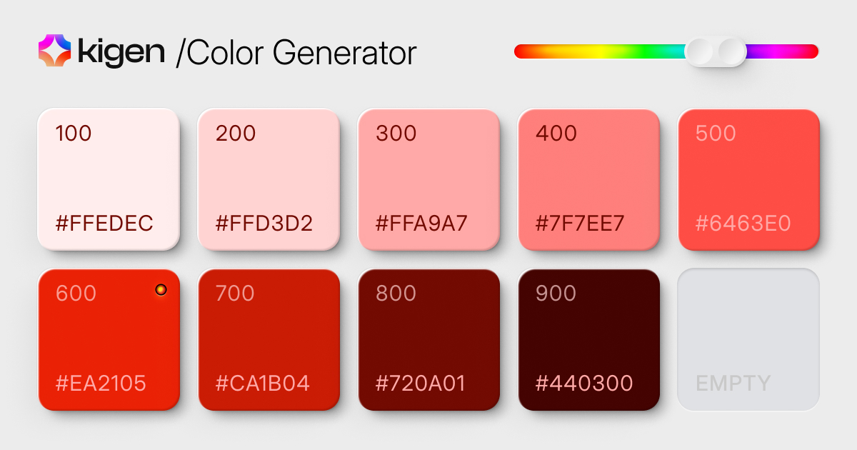 Kygen Color Generator preview